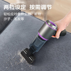 得力 车载吸尘器大吸力车用无线手持小型吹吸一体有刷无刷车家两用
