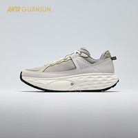 安踏冠军户外跑步鞋男女专业乘风氮科技越野缓震运动鞋112436623A 【男款革面】宇宙灰/沙粒灰-2 44 码