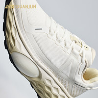 安踏冠军户外跑步鞋男女专业乘风氮科技越野缓震运动鞋112436623A 【女款】纸莎白/白垩色244-1 38 码