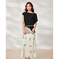 爱依服 时尚套装2025夏季韩版成熟优雅气质通勤风上下套裙