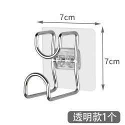 麟酷 创意收纳 实用卫生间用品 透明款 1个