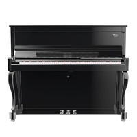 海伦(HAI LUN)家用考级钢琴立式实木钢琴88键儿童练习钢琴启航系列120D 黑色