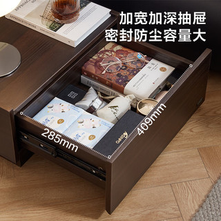 全友家居意式极简网红创意床头柜组合卧室家具斗柜家用矮柜储物置物柜 |床头柜