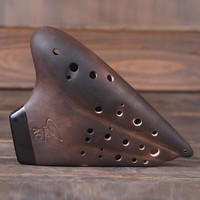 オカリナ SF 風雅陶笛 Feng-ya Ocarina 燻焼モデル - ::民族楽器
