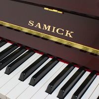 三益 SAMICK 钢琴 印尼 家用考级专业钢琴 SK系列SK122M酒红色 SK122M 酒红色