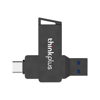 联想 （Lenovo）USB3.1全金属U盘TU100 高速读写大容量优盘可刻字企业LOGO MU251 手机U盘 双接口 256G