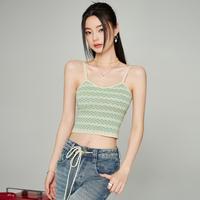 纯欲风针织吊带减龄小背心女夏季款辣妹修身百搭上衣