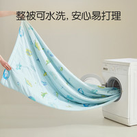 罗莱儿童云柔纱A类抗菌天丝蚕丝空调被男孩夏凉被双人被子200*230cm 【天丝云柔纱】恐龙乐园 200*230cm适用1.5-1.8米床