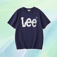 李 Lee经典logo25夏纯棉男童童装短袖t恤女童中大童半袖上衣