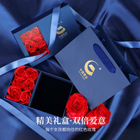 中国黄金CHINA GOLD心中有你足银耳环女托帕石耳钉浪漫结婚纪念日礼物送女友老婆生日 足银心中有你托帕石耳环