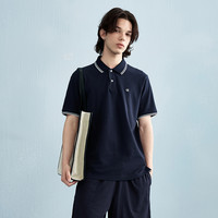 Champion冠军短袖男2025夏季机能翻领POLO装潮牌休闲校园 S 军绿色