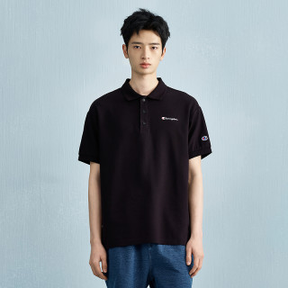 Champion短袖POLO衫男25夏季机能翻领潮牌T恤 XL 粉色