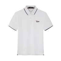 七匹狼【索罗娜凉感干爽透气】短袖polo衫夏季男装体恤衣服 801(米白) M 165/84A 165/84A/M