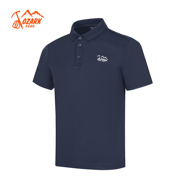 OZARK GEAR 奥索卡 男女同款户外功能吸湿透气POLO衫