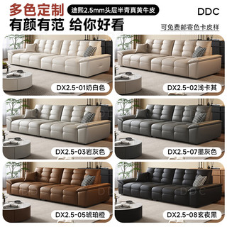  ddc 极简 真皮沙发