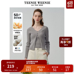 TEENIE WEENIE 小熊淑女毛衣针织开衫 女士针织衫