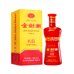 剑南春 金剑南 K6 52%vol 浓香型白酒 500ml 单瓶装