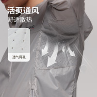 诺诗兰（NORTHLAND）【蝉翼15】诺诗兰防晒衣24年款UPF50+原纱防晒防泼NKJET5209E 港雾灰色（男） 2XL 男185