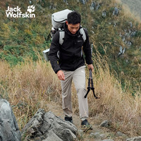 JackWolfskin狼爪TURBULENCE男士户外防风软壳夹克5303664 黑色/6000 XL 180/104A