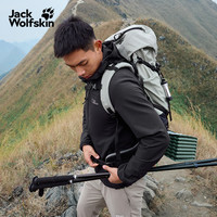 JackWolfskin狼爪TURBULENCE男士户外防风软壳夹克5303664 黑色/6000 M 175/96A