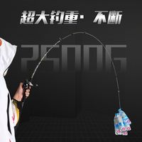 哈斯达远投路亚竿套装超硬碳素枪柄水滴轮路亚竿枪柄直柄鱼竿套装
