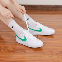 NIKE/耐克 耐磨 儿童篮球鞋 白色/体育场绿/足球灰 36