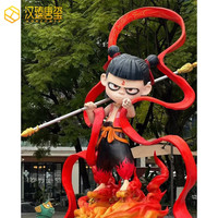 汉臻唐玺 HONZONTX 哪吒魔童降世雕塑摆件玻璃钢敖丙动漫卡通公仔IP大型雕塑户外模型