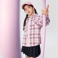 儿童衬衫男童衬衣长袖春秋小童中大童童装女童