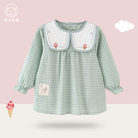 稚语轩 Zyuxuan 0157 女童罩衣 兔宝宝款