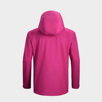 凯乐石MONT X全天候硬壳冲锋衣户外暴雨防水专业登山服外套男女款 单冲-绒蒿粉【 MONT X】 XL