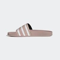 阿迪达斯 adidas条纹时尚耐磨舒适透气女子休闲拖鞋户外拖鞋
