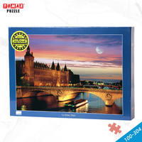 ToMAX 夜光拼图 1000片 风景建筑名画 巴黎河景