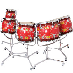 梵巢 MG-16 五音排鼓 打击乐器 整套（含鼓棒、钥匙）