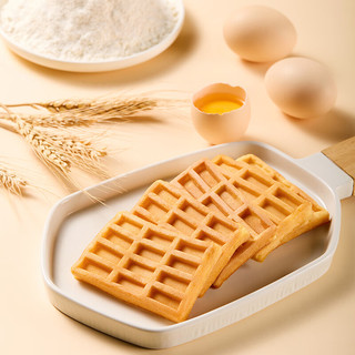 华美 原味华夫饼1000g/箱（约32包）饼干