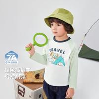 【7A抗菌】25春季婴幼插肩袖T恤男童长袖上衣卡通内搭