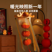 TOI儿童灯笼led灯串玩具男女孩六一 喜柿连连绛纱灯