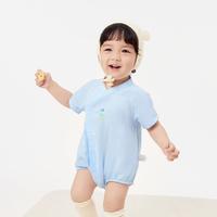 抗菌新生儿衣服宝宝包屁衣男童女童2024夏装薄款三角衣两件装