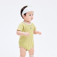 新生儿衣服宝宝包屁衣男童女童2024春夏装三角衣两件装纯棉