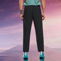 海澜之家（HLA）休闲裤男25夏季SPORTSDAY三体联名系列防晒凉感裤子男父亲节 黑色1T 34 175/88A 143~150斤