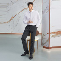 柒牌西裤男2025春夏季商务百搭直筒西装长裤【高端系列】0870 深灰 36