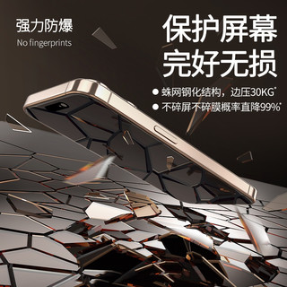 360度无尘仓防窥膜适用苹果16promax钢化膜iPhone15手机膜14/13全屏12/11防偷窥15promax自动贴膜xr防爆plus