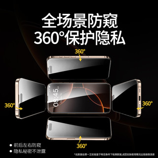 360度无尘仓防窥膜适用苹果16promax钢化膜iPhone15手机膜14/13全屏12/11防偷窥15promax自动贴膜xr防爆plus