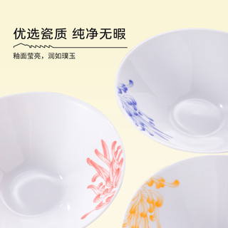 陶溪川景德镇陶瓷家用67英寸面碗汤碗大号个人2025新年餐具 军绿色