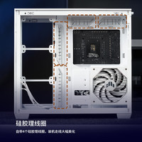 华硕(ASUS)海王星海景房机箱 无立柱支持ATX主板/360水冷/Type-C可选 OP DIYA 海王星机箱 白