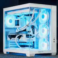 华硕(ASUS)海王星海景房机箱 无立柱支持ATX主板/360水冷/Type-C白色可选 OP A 海王星 白+天选360+天选TX850W