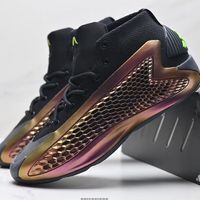 缀樱爱德华兹一代篮球鞋华子1代AE1蓝黑色男子减震防滑耐磨实战运动鞋 黑蓝 42