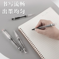 烂笔头3059透明美工钢笔暗包尖弯尖粗小翘头大容量活塞吸墨专业级瘦金体小学生用练字老师批改作业签字名绘画