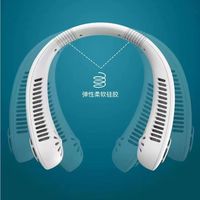 妙心 Myoshin 新款挂脖风扇挂脖式小风扇脖子夏天学生静音降温户外随身带大风力