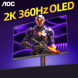 AOC 显示器27英寸2K360Hz台式QD-OLED电脑屏幕电竞高刷游戏Q27G4SD