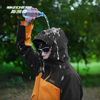 斯凯奇outlets男士运动休闲连帽三合一摇粒绒防水透气冲锋衣 龙舌兰绿/035Z M